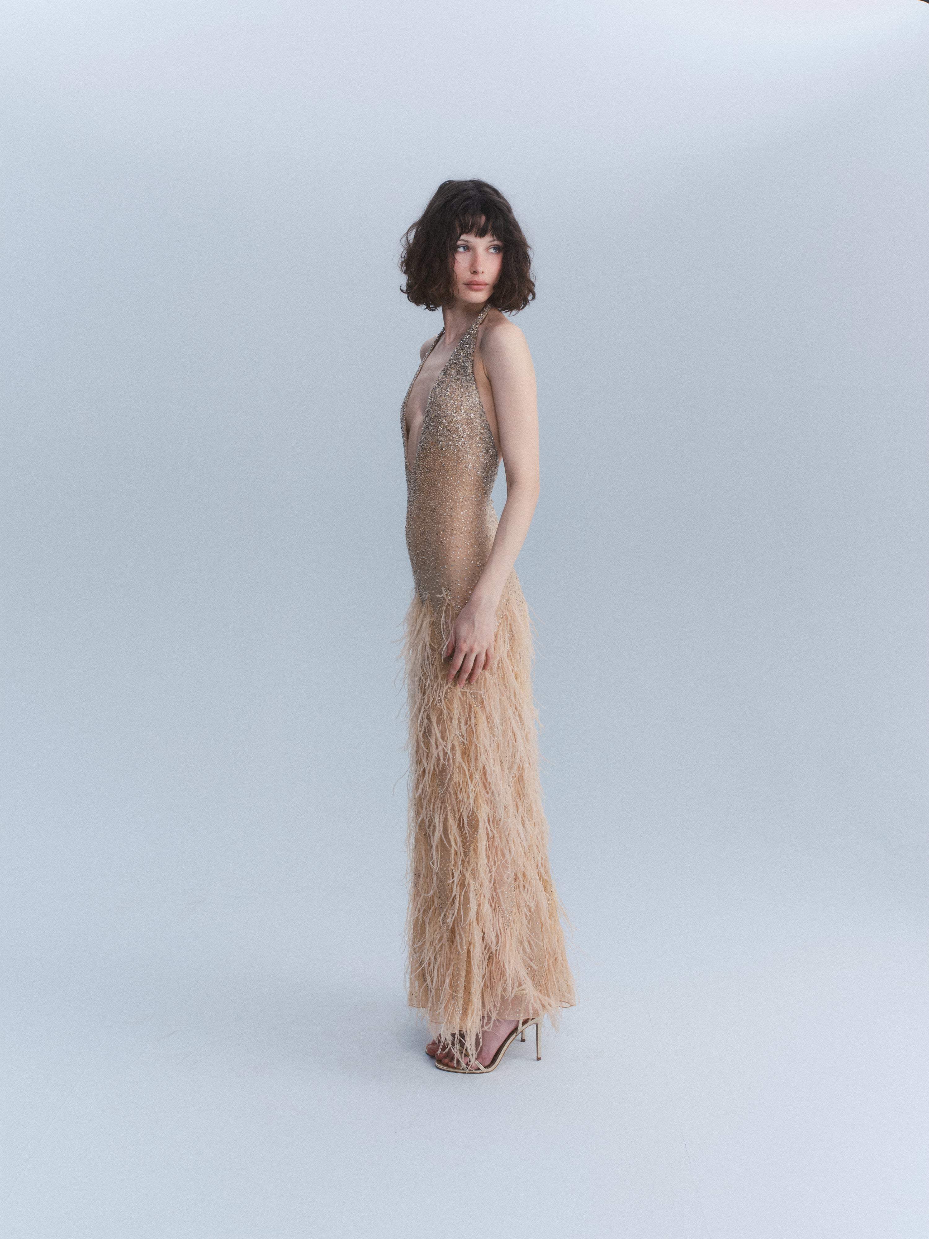 Oscar De La Renta FW2003 Sequin Gown