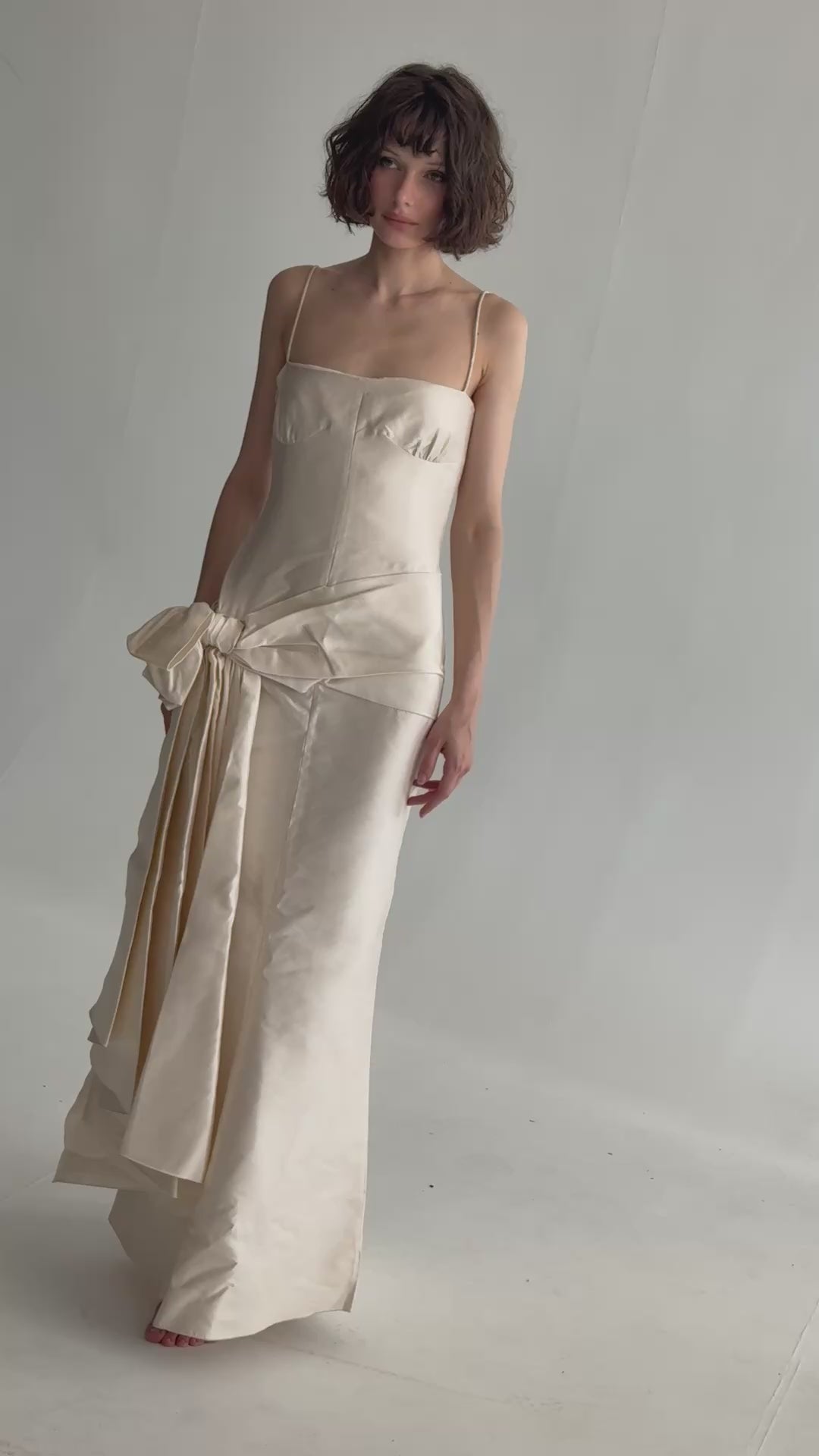 Valentino Early 2000s Silk Wedding Dress