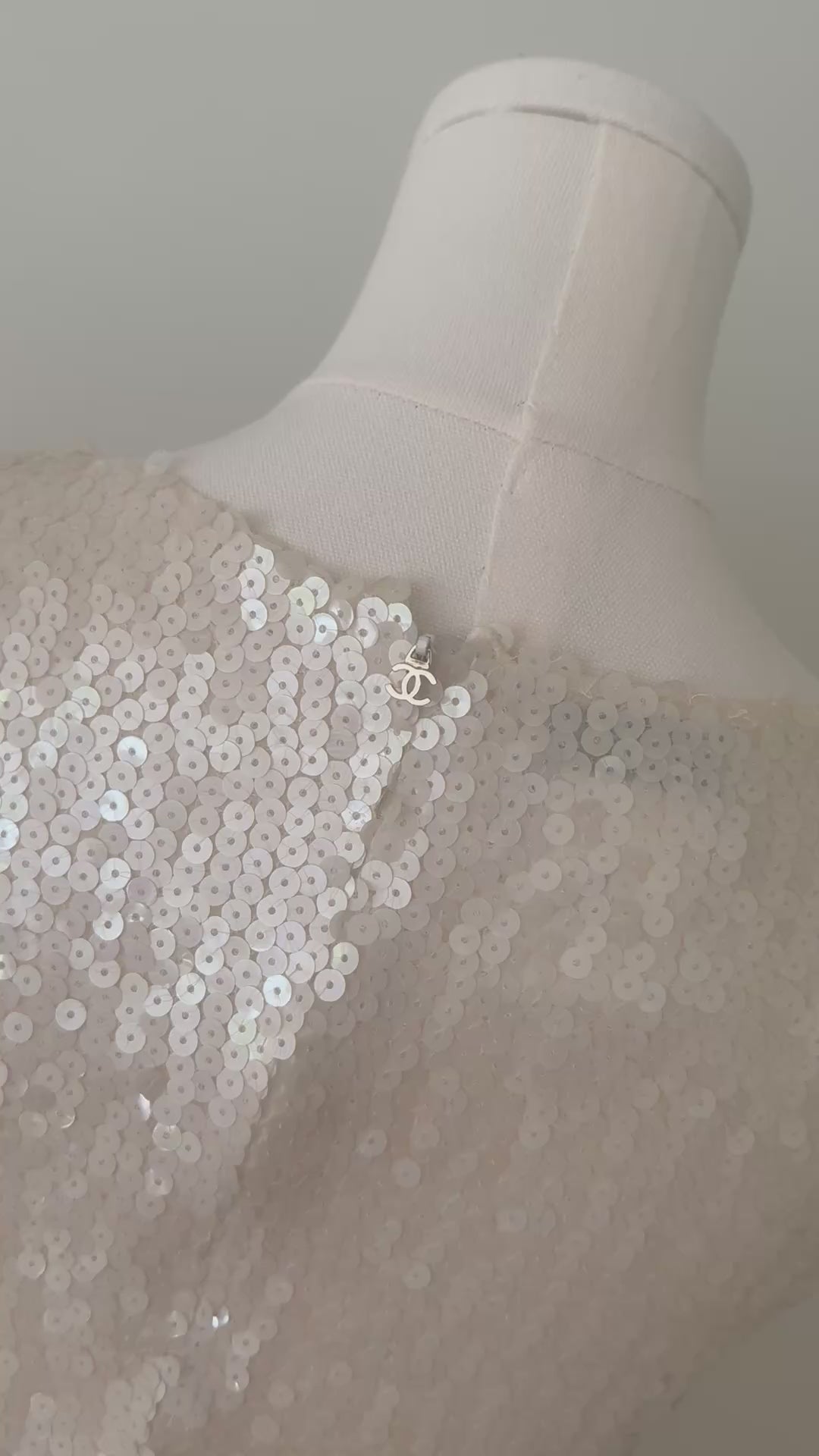 Chanel SS2007 Sequin Mini Tank Dress