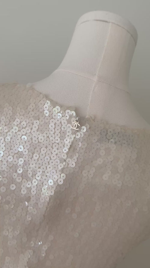 Chanel SS2007 Sequin Mini Tank Dress