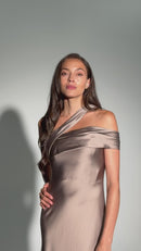 Ralph Lauren FW2009 Runway Gown Taupe