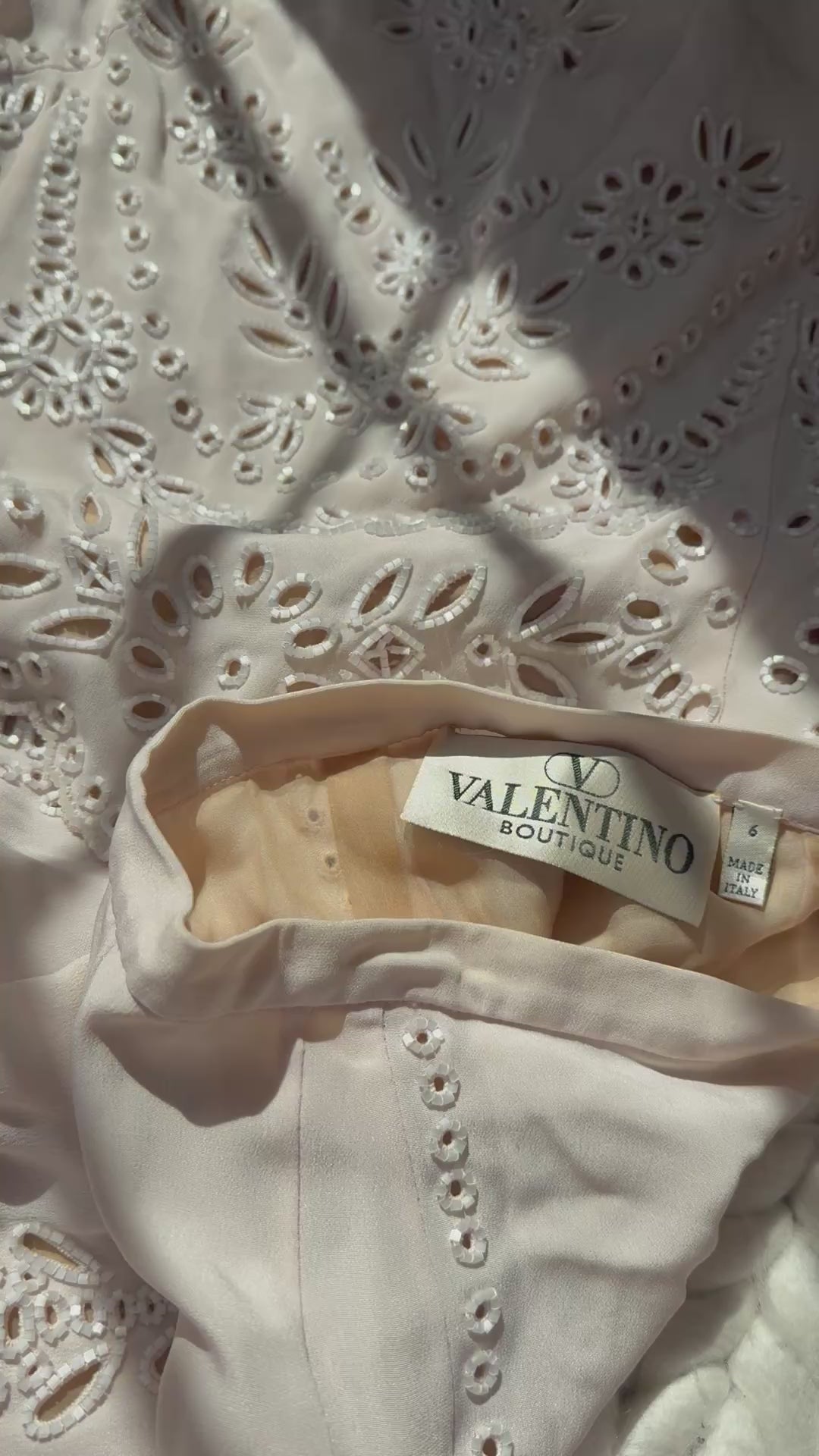 Valentino 90s Beaded Skirt Set