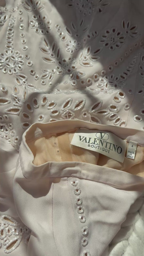 Valentino 90s Beaded Skirt Set