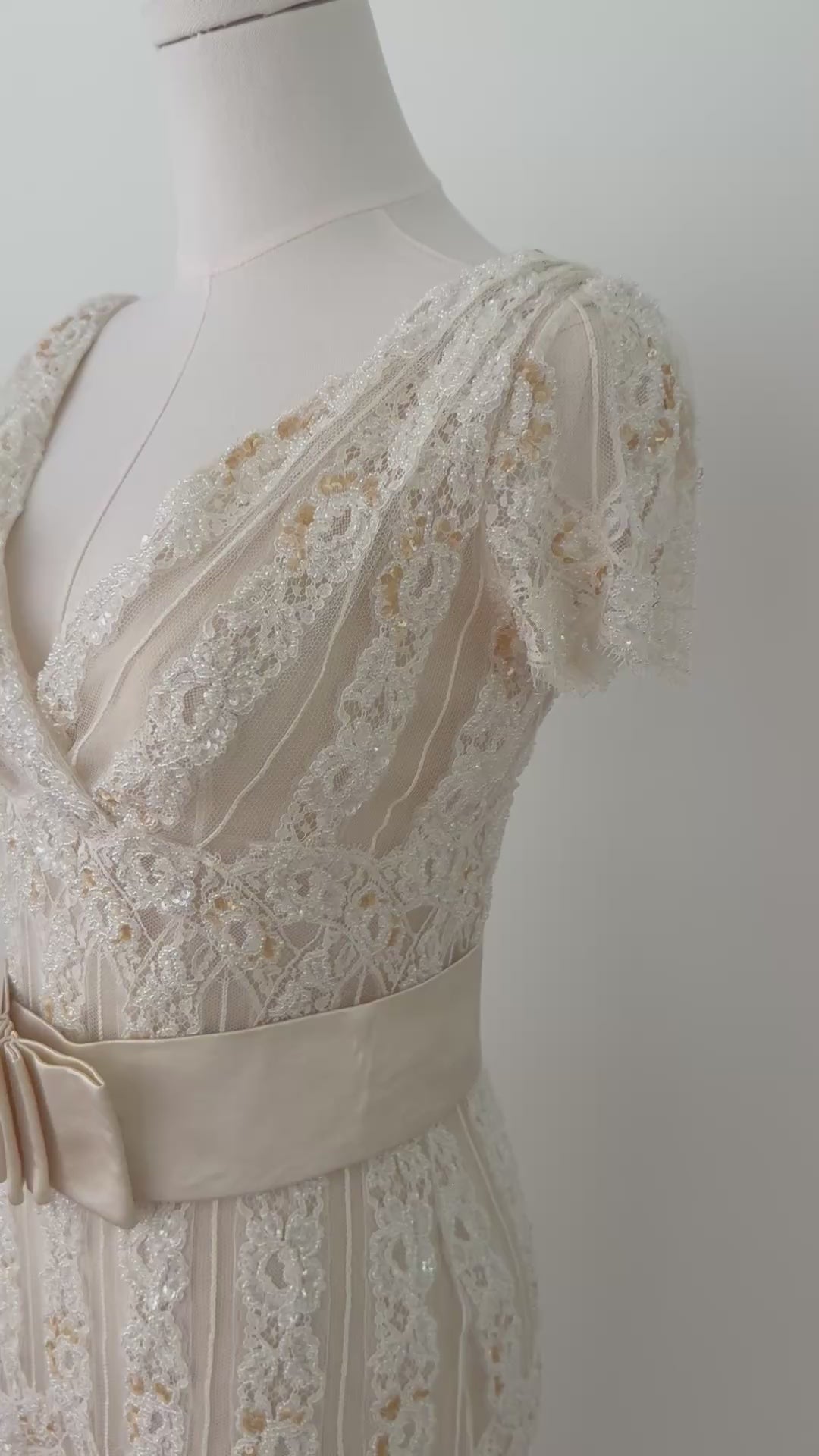 Valentino 2008 Beaded Wedding Gown