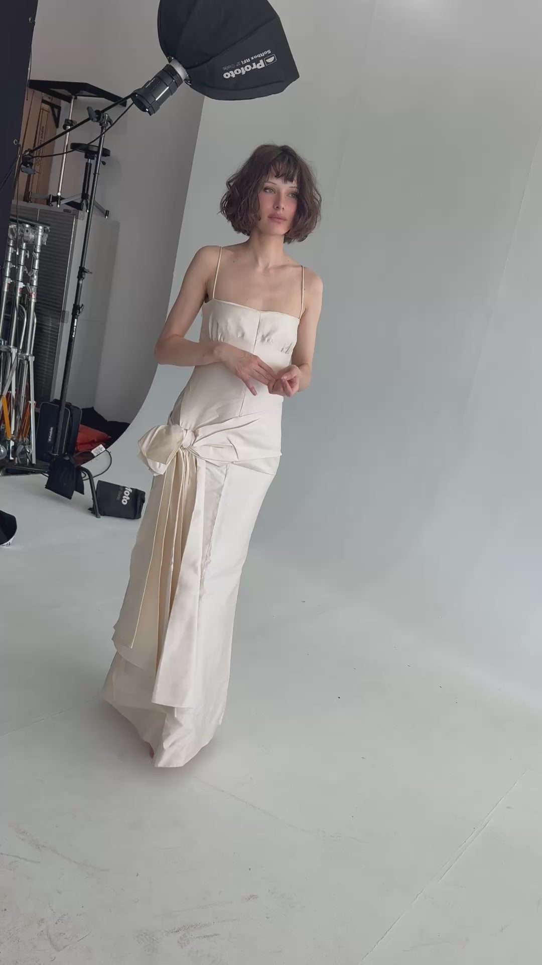 Valentino Early 2000s Silk Wedding Dress