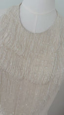 Valentino SS1998 Beaded Fringe Gown